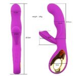 Suitable for women 2-in-1 vibrator 10 frequency dildo for women vaginal clitoris sucking vibrating masturbator adult products - Image 6