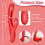 2024 Tapping Flapping Vibrator for Women Clitoris Clit Stimulator Powerful Sex Toy Woman Female Goods Rabbit Vibrators for Adult - Image 6