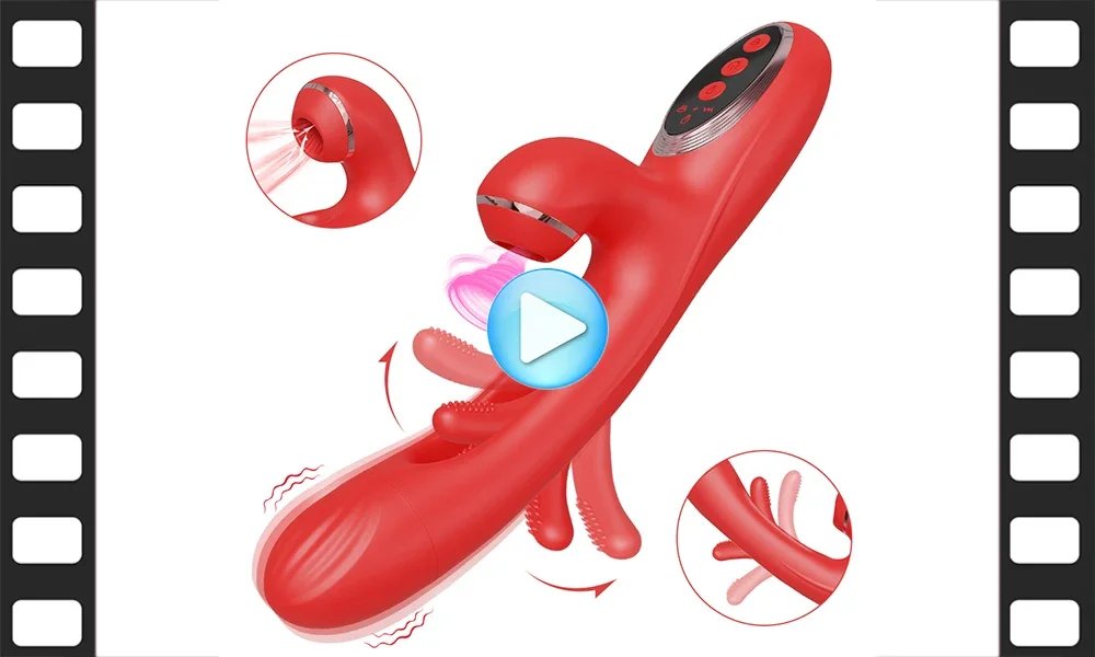 2024 Tapping Flapping Vibrator for Women Clitoris Clit Stimulator Powerful Sex Toy Woman Female Goods Rabbit Vibrators for Adult