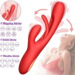 2024 Tapping Flapping Vibrator for Women Clitoris Clit Stimulator Powerful Sex Toy Woman Female Goods Rabbit Vibrators for Adult