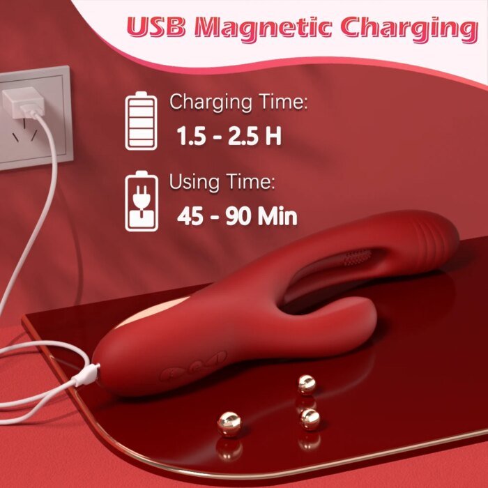 2024 Tapping Flapping Vibrator for Women Clitoris Clit Stimulator Powerful Sex Toy Woman Female Goods Rabbit Vibrators for Adult - Image 5