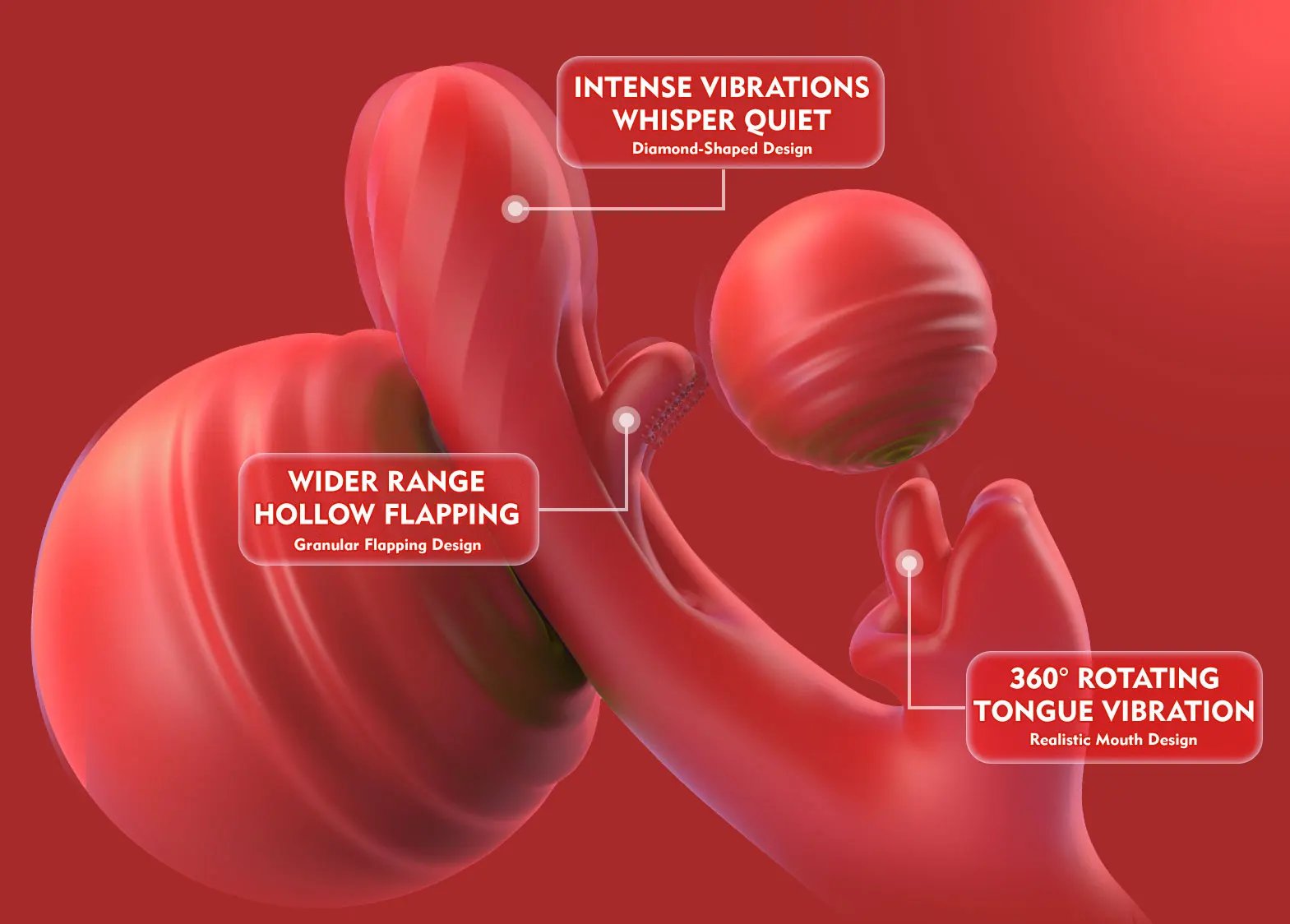 2 in 1 Tongue Thrusting Dildo Vibrator for Women 360 Rotating Clitoris Licking Flapping Adult Sex Toys Couple Female Masturbator