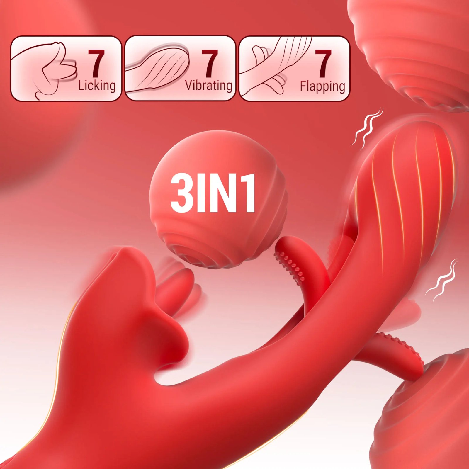 2 in 1 Tongue Thrusting Dildo Vibrator for Women 360 Rotating Clitoris Licking Flapping Adult Sex Toys Couple Female Masturbator