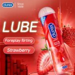 Durex Lubricant Strawberry Water Based Lubricant Penis Gel Stimulants for Women Sex Toys Intimate Product Couple Sex