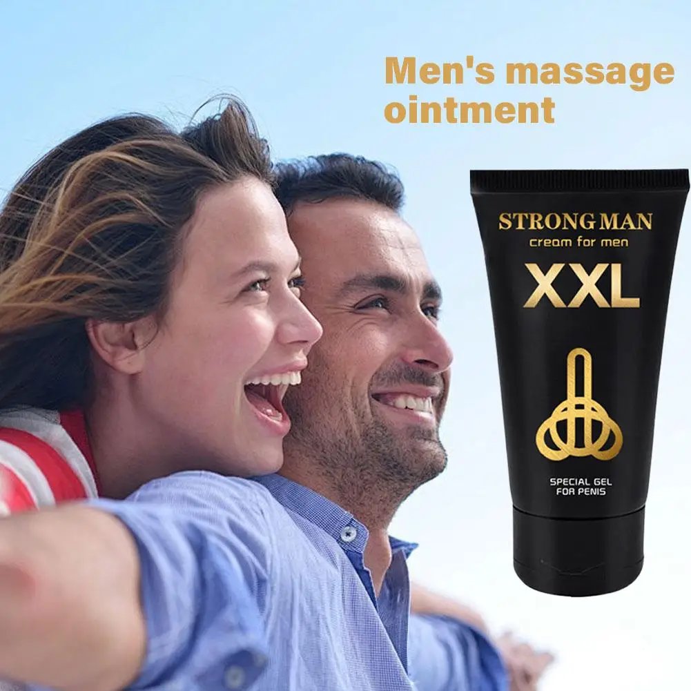 50ml Strong Man Titanium Gel Xxl Cream Penis Enlargement Cream Increase Growth Dick Size Extender Sexual Products Sex Shop