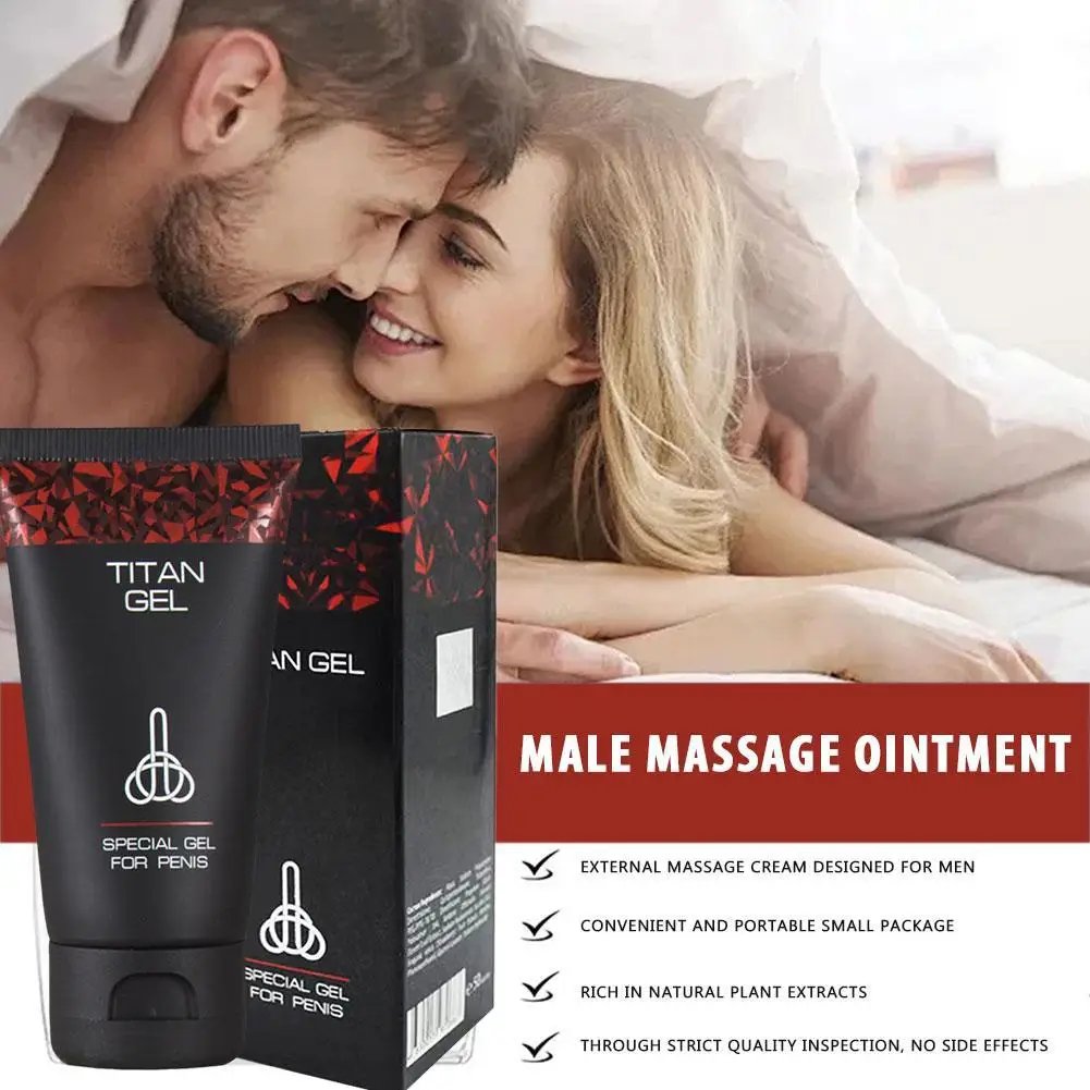 Male Penis Enlargement Gel for Titan Big Dick Erection Aphrodisiac Sex Products Cock Massage Enhancer Adult Sex Care 50ML