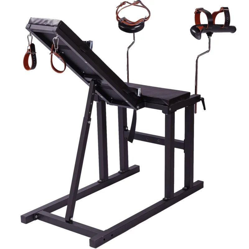 BDSM Sex Chair with Sucking Machine Set Furniture Binding Bondage Party Restraint Frame Toys for Couples Women Gay Adults Games