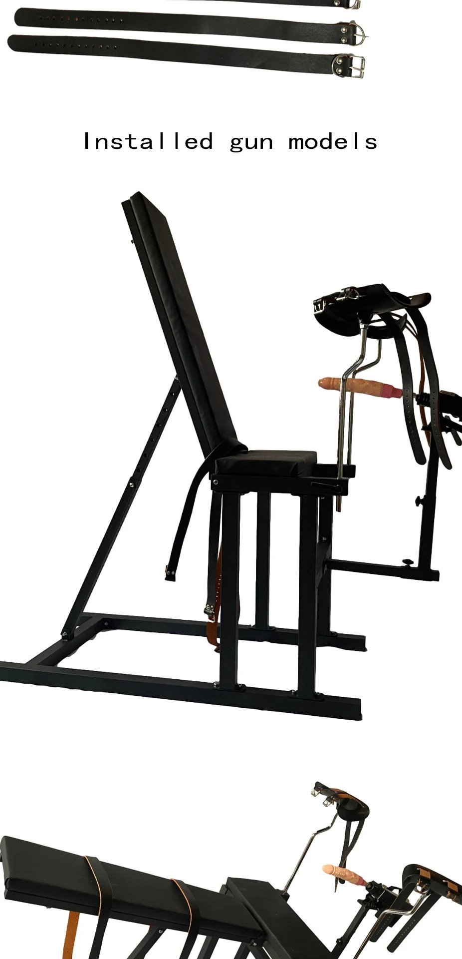 BDSM Sex Chair with Sucking Machine Set Furniture Binding Bondage Party Restraint Frame Toys for Couples Women Gay Adults Games
