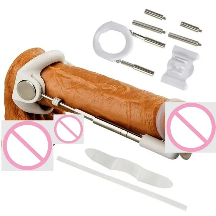 YUKUI Sex tool Penis extension expands edge stretcher pump sex toy Male penis length extension suitable for male sex toys 18+ - Image 1