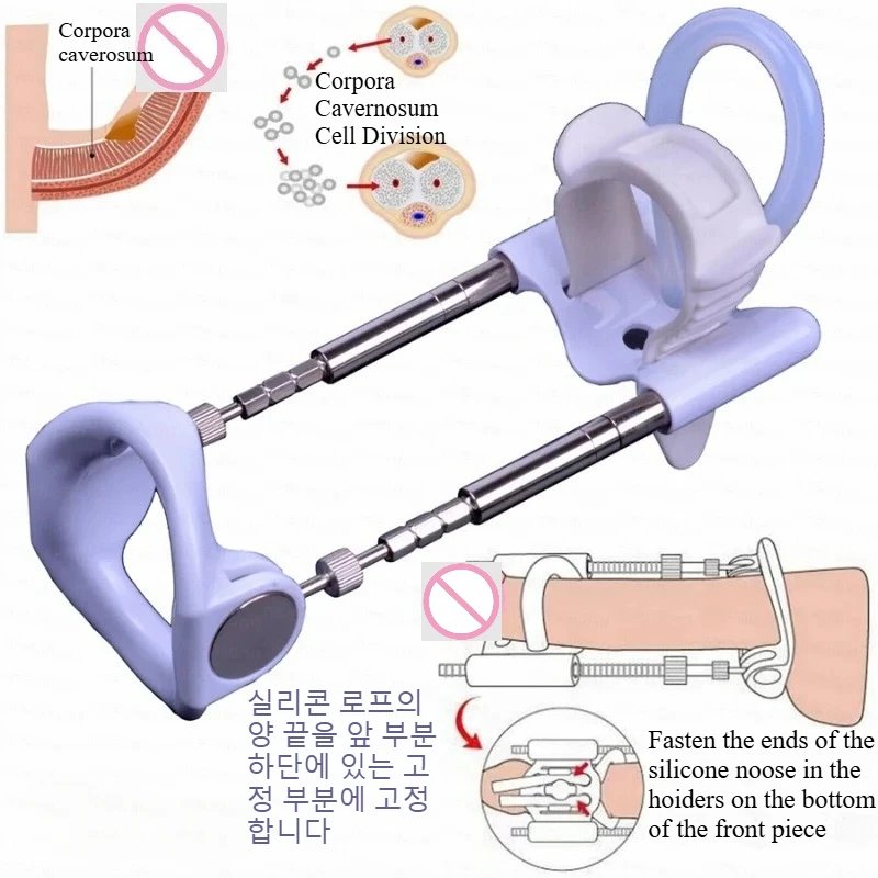 YUKUI Sex tool Penis extension expands edge stretcher pump sex toy Male penis length extension suitable for male sex toys 18+