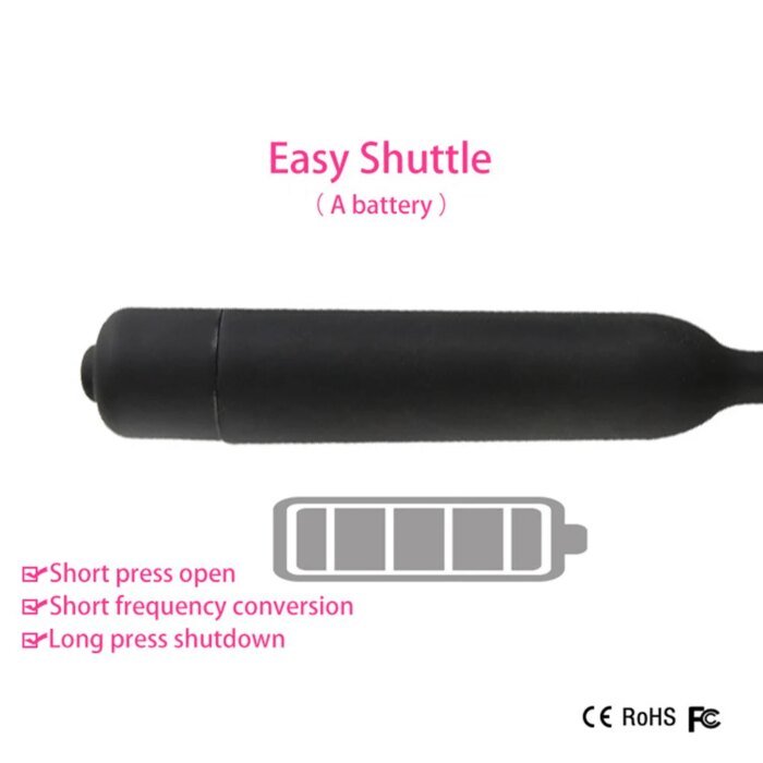 10 Frequency Urethral Vibrator Catheter Penis Plug Sex Toy for Men Vibrating Urethral Plug Penis Insertion Urethra Sound Dilator - Image 4