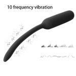 10 Frequency Urethral Vibrator Catheter Penis Plug Sex Toy for Men Vibrating Urethral Plug Penis Insertion Urethra Sound Dilator - Image 2