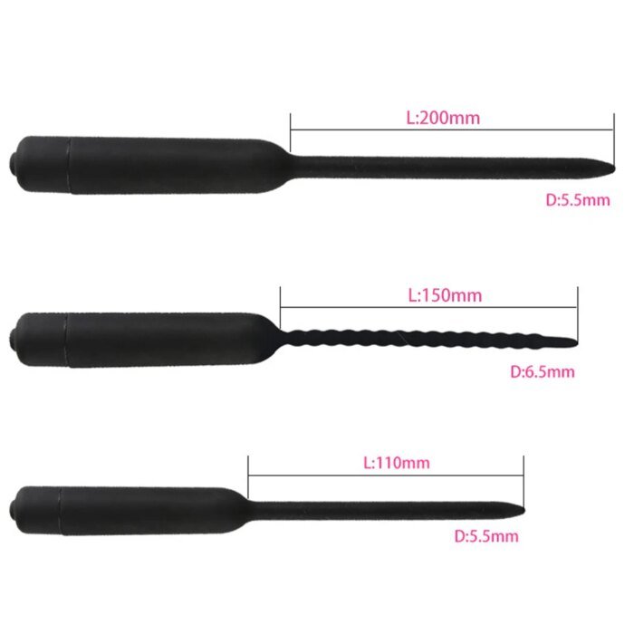 10 Frequency Urethral Vibrator Catheter Penis Plug Sex Toy for Men Vibrating Urethral Plug Penis Insertion Urethra Sound Dilator - Image 5