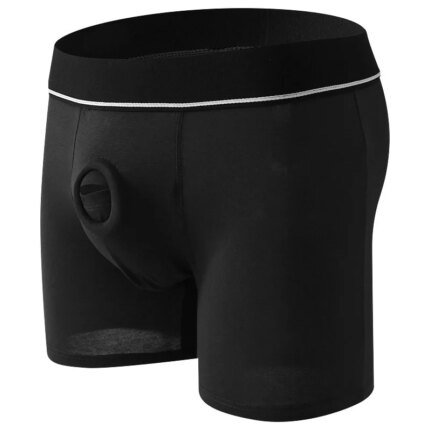 Strap on Harness Panties Open Front Roleplay Lingerie Silicone Cock Ring Boxer Men Women Couples BDSM Erotic Exemption Costume