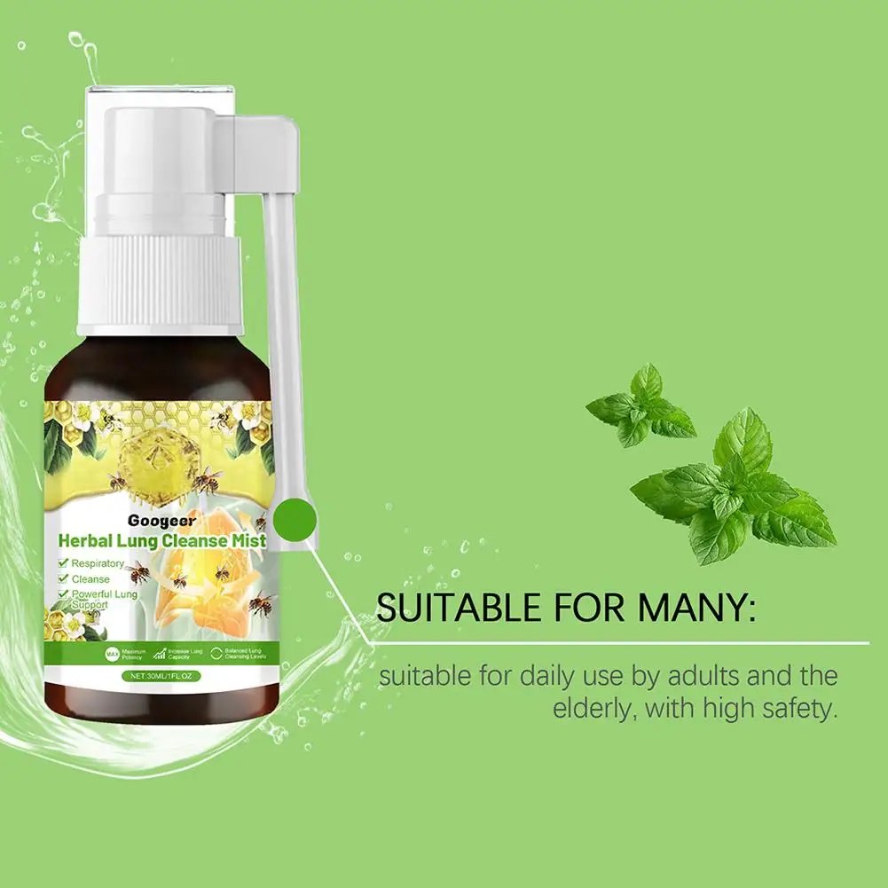 30ml Herbal Lung Cleanse Spray Mist-powerful Lung Support Spray Smoking Herbal Throat Sore Clean Care Health Inflammation X3L5 30ml Herbal Lung Cleanse Spray Mist-powerful Lung Support Spray Smoking Herbal Throat Sore Clean Care Health Inflammation X3L5