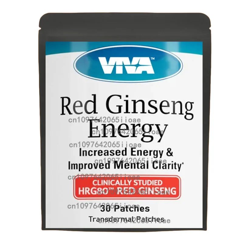 30 Patches Korean Red Panax Ginseng Transdermal Patches with Ginkgo Biloba Energy, Performance Focus for Men & Women 30 Patches Korean Red Panax Ginseng Transdermal Patches with Ginkgo Biloba Energy, Performance Focus for Men & Women