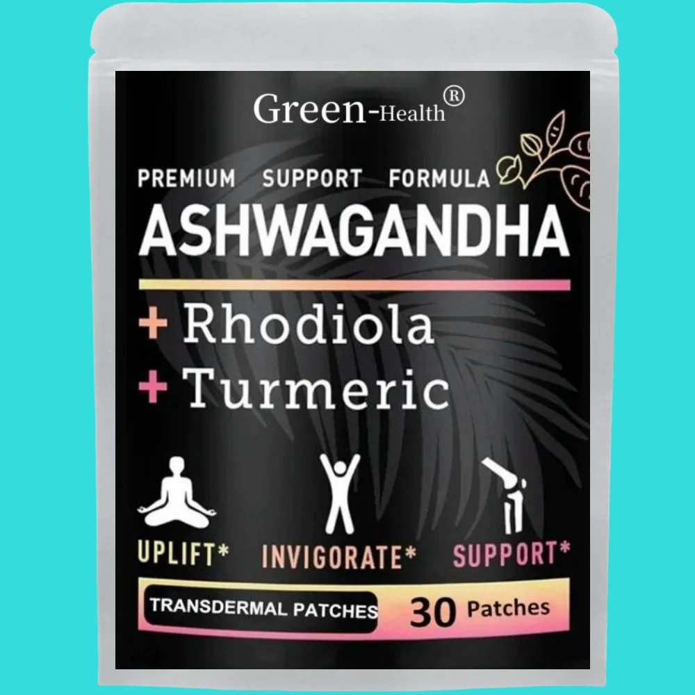 Ashwagandha Complex Transdermal Patches Stress Relief, Mood Enhancer-30 Patches One Month Supply Ashwagandha Complex Transdermal Patches Stress Relief, Mood Enhancer-30 Patches One Month Supply