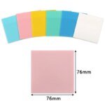 50 Sheets Creative Transparent PET Memo Pad Posted It Sticky Notes Planner Sticker Notepad School Supplies Students Stationery - Image 6