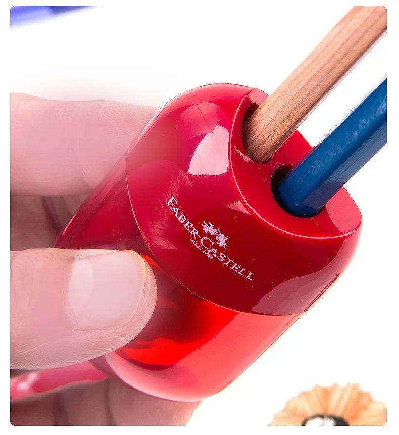 Double Hole and One Hole Pencil Sharpener Creative Transparent Pen Knife Kid Student Cutting Stationery School Supplies