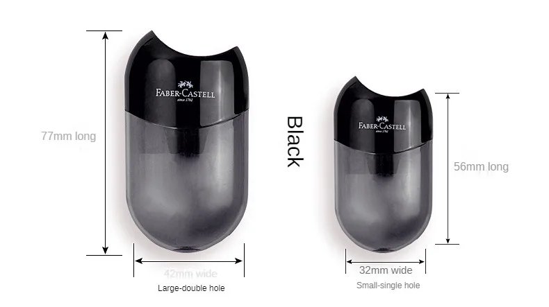 Double Hole and One Hole Pencil Sharpener Creative Transparent Pen Knife Kid Student Cutting Stationery School Supplies