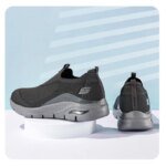 New Men's Woven Mesh Platform Casual Shoes Rubber Soft Sole Slip on Casual Sneakers Outdoor Leisure Hiking Running Shoes for Men - Image 4