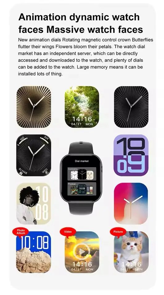 New For Apple GPS Watch 10 Smart Watch Men HD AMOLED Memory Music 3D Surround Bluetooth Call Waterproof Smartwatch IW10 Woman