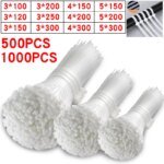 500/1000PCS/bag Self-locking Plastic Nylon Tie White Zip Wraps Strap Nylon Cable Tie Set Fastening Ring Loop Wire Wrap